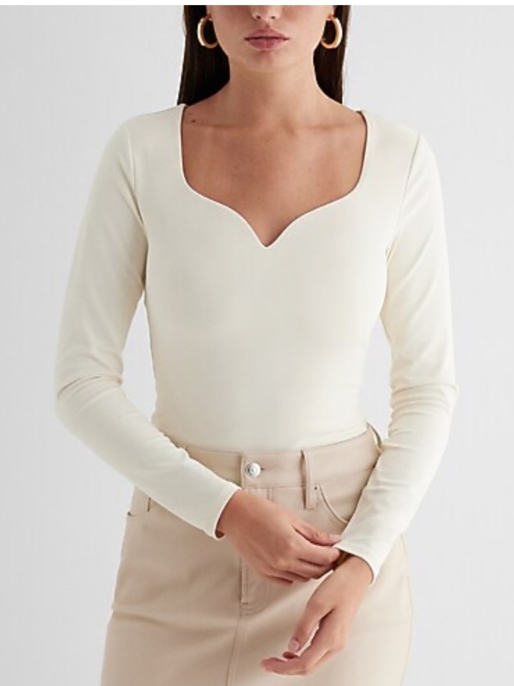Express cream bodysuit